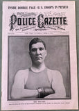 WILLARD, JESS-FRANK MORAN ORIGINAL POLICE GAZETTE (1916)