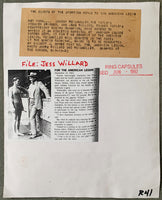 WILLARD, JESS & JOHNNY WEISMULLER ORIGINAL PHOTO (1923)