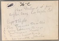 WILLARD, JESS ORIGINAL TRAINING CAMP PHOTO (1915-TRAINING FOR JOHNSON)