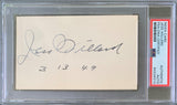 WILLARD, JESS SIGNED INDEX CARD (1949-PSA/DNA)