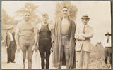 WILLARD, JESS TRAINING CAMP REAL PHOTO POSTCARD (1915-TRAINING FOR JOHNSON)