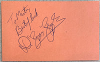 ZYGLEWICZ, DAVE SIGNED INDEX CARD